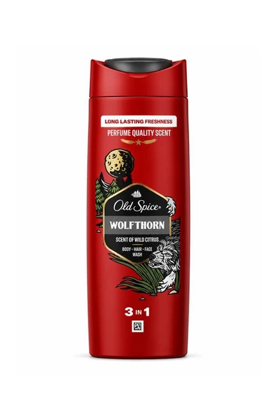 Old Spice Wolfthorn 3 İn1 Duş Jeli Şampuan 400 ml ürün görseli 1