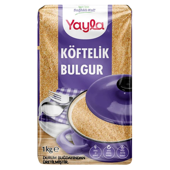 Yayla Köftelik Bulgur 1 Kg (8'li Paket) ürün görseli 1