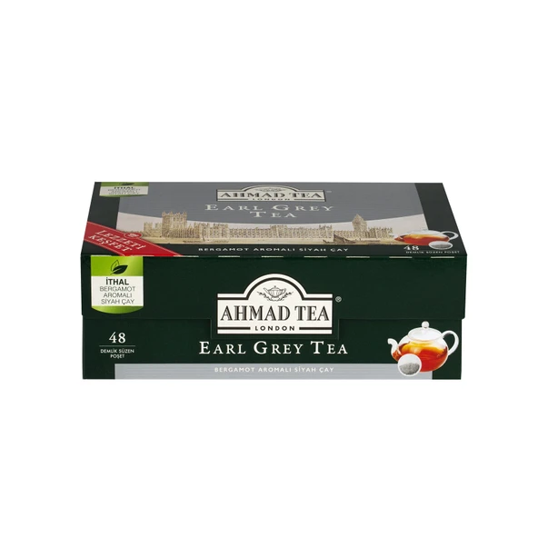 Ahmad Tea Earl Grey Demlik Poşet Çay 48'li 153,6 G (2'li Paket) ürün görseli 1