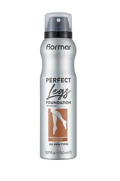 Flormar Perfect Legs Renk Eşitleyici Sprey Bacak Fondöteni 01 ürün görseli 1