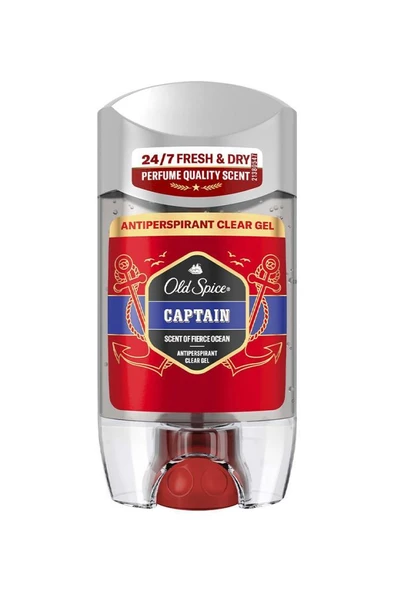 Old Spice Captain Terlemeyi Önleyici Şeffaf Jel 70 ml ürün görseli 1