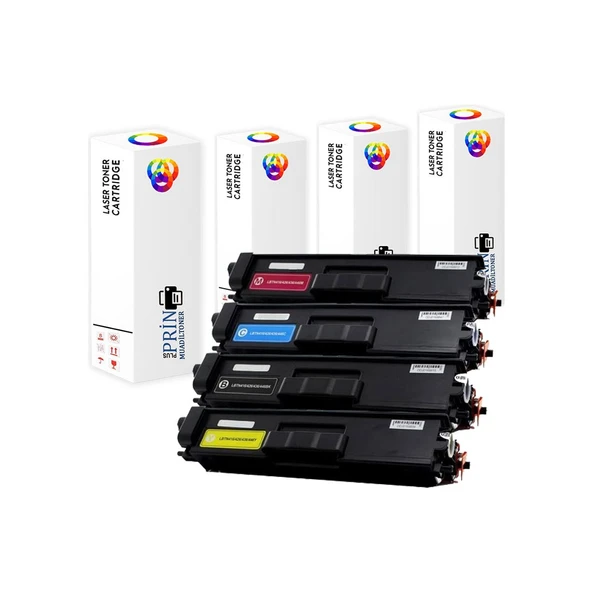Brother TN466 Brother HL-L8360CDW Muadil Toner 4 Renk 1 Takım ürün görseli 1