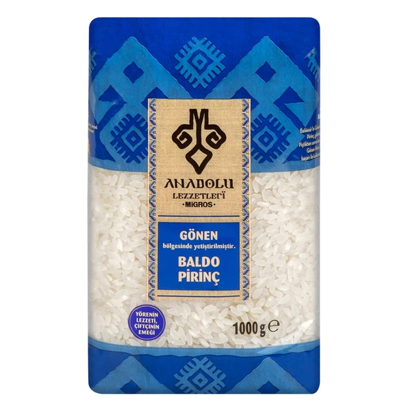 Anadolu Lezzetleri Gönen Baldo Pirinç 1 Kg (6'li Paket) ürün görseli 1