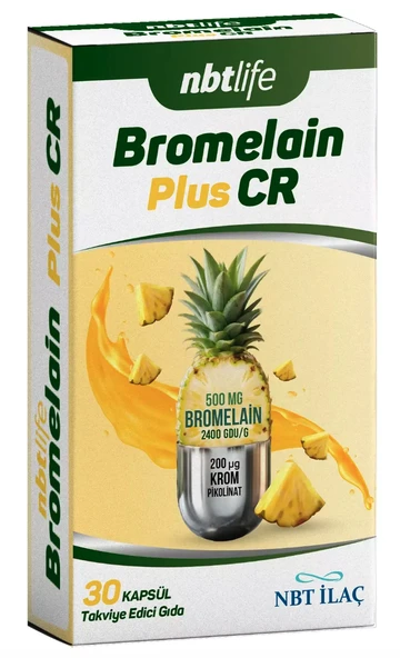 NBT Life Bromelain Plus Cr 30 Kapsül ürün görseli 1