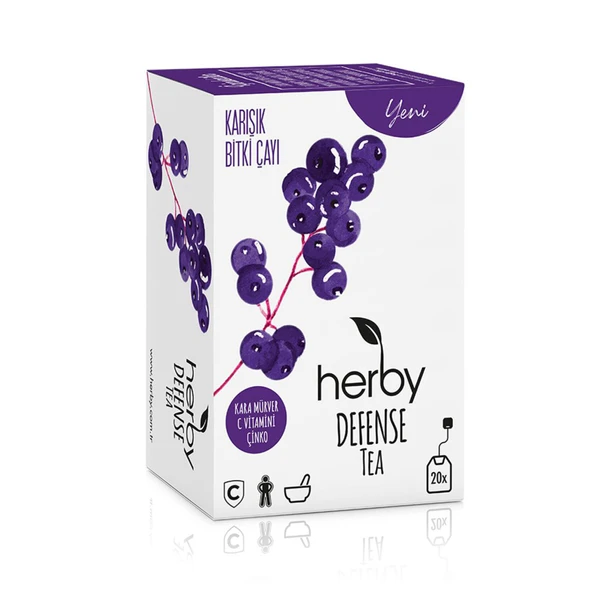 Herby Defense Tea Kara Mürverli 20'li 30 G (7'li Paket) ürün görseli 1