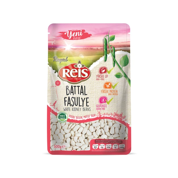 Reis Royal Battal Fasulye 500 G (8'li Paket) ürün görseli 1