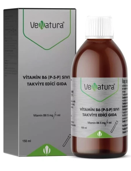 VeNatura Vitamin B6 ( P-5-P) Sıvı Takviye Edici Gıda 150 ml ürün görseli 1