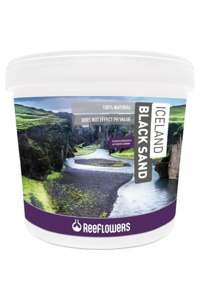 Reeflowers Iceland Black Sand Siyah Akvaryum Kumu 3-5 mm 25 Kg ürün görseli 1