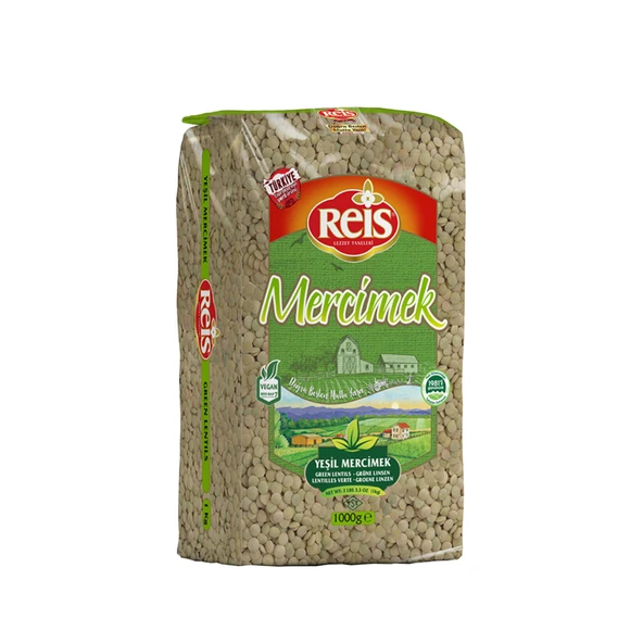 Reis Yeşil Mercimek 1 Kg (3'li Paket) ürün görseli 1