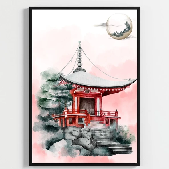 Besay Uzak Doğu Esintisi | Salon Ve Ofis Duvar Dekorasyonu | Japon Kültürü Pop Art Kadın Posteri | 3'Lü Set A3 Çerçevesiz ürün görseli 1