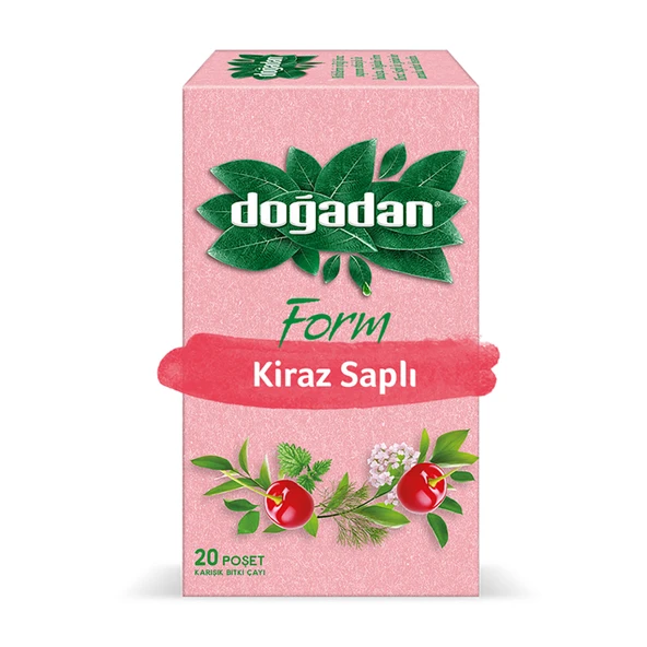 Doğadan Form Çay Kiraz Saplı 20'li 36 G (8'li Paket) ürün görseli 1
