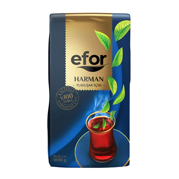 Efor Harman Siyah Çay 1 Kg (7'li Paket) ürün görseli 1