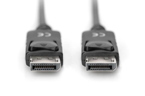Digitus DisplayPort Kablo Siyah (3m) 4K - Resim 2