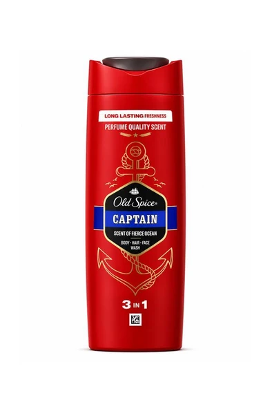 Old Spice Captain 3 in 1 Duş Jeli Şampuan 400 ml ürün görseli 1