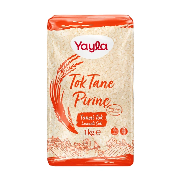 Yayla Tok Tane Pirinç 1 Kg (7'li Paket) ürün görseli 1