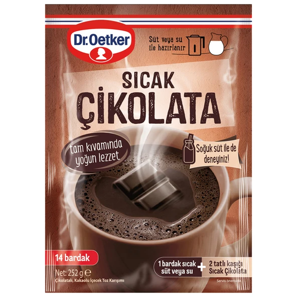 Dr.Oetker Sıcak Çikolata 252 G (6'li Paket) ürün görseli 1