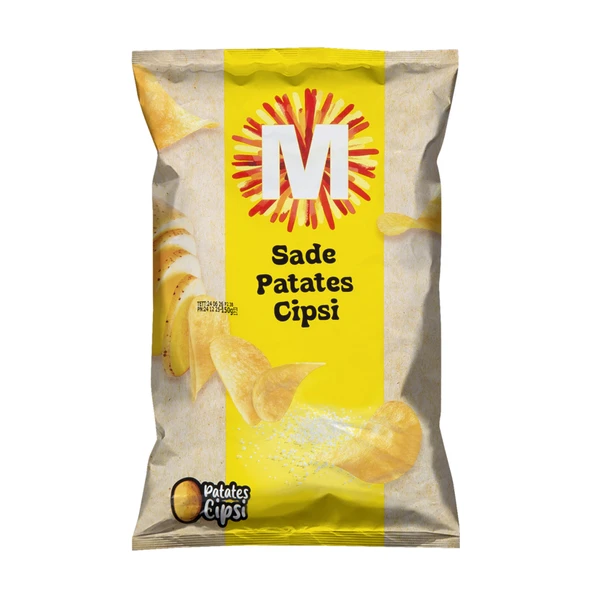 Migros Sade Patates Cipsi 150 G (7'li Paket) ürün görseli 1