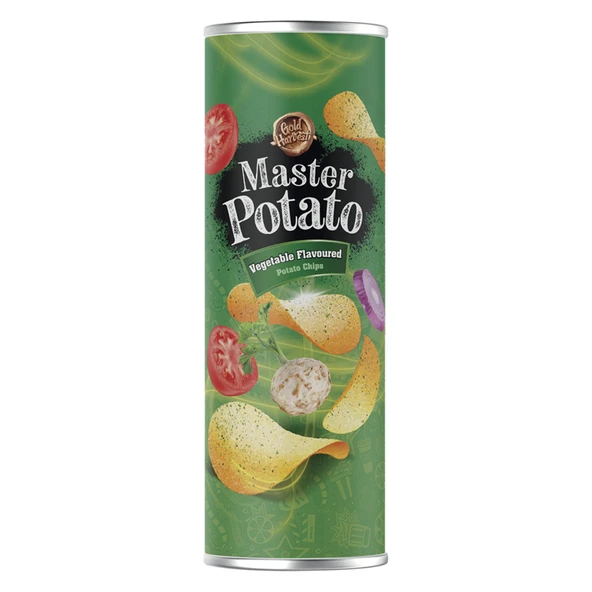 Master Potato Sebzeli Patates Cipsi 160 G (6'li Paket) ürün görseli 1