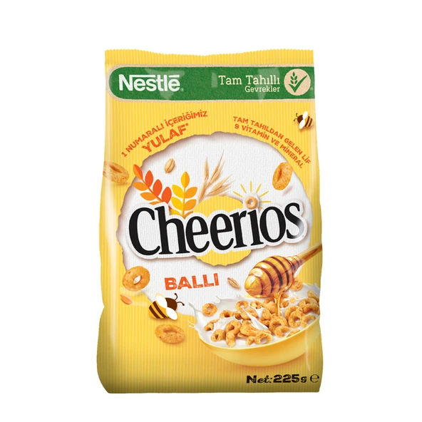 Nestle Cheerios Ballı Tahıl Gevreği 225 G (3'li Paket) ürün görseli 1