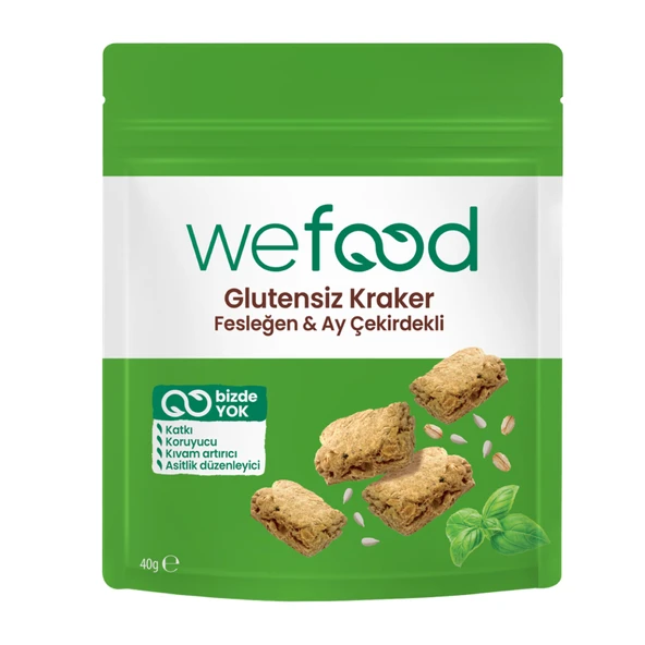 Wefood Fesleğenli Kraker 40 G (7'li Paket) ürün görseli 1