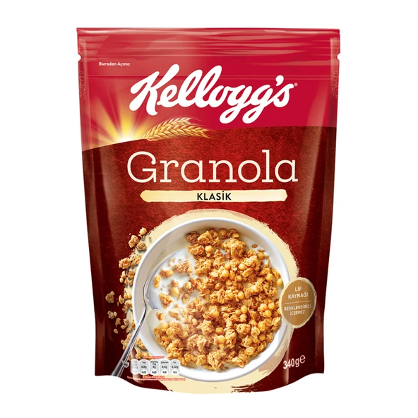 Kellogg's Granola Klasik 340 G (8'li Paket) ürün görseli 1