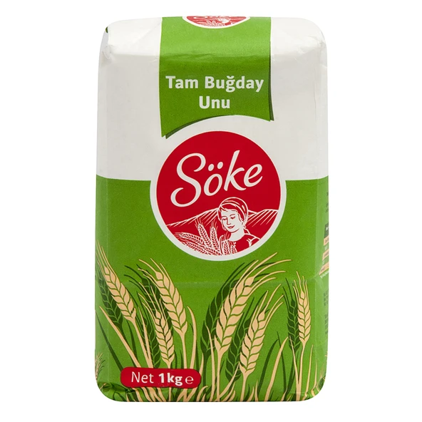 Söke Tam Buğday Unu 1 Kg (8'li Paket) ürün görseli 1