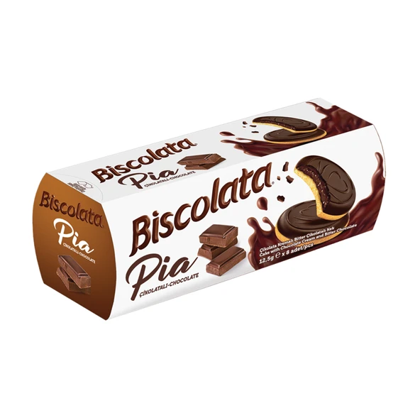 Biscolata Pia Çikolatalı 100 G (8'li Paket) ürün görseli 1