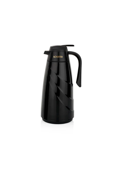 Schafer Kitchenhouse Mimoza 1,5 L Cam Termos-Siyah ürün görseli 1