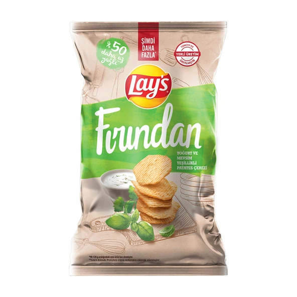 Lay’s Fırınlanmış Yoğurtu & Mevsim Yeşillikli Süper Boy 110 G (6'li Paket) ürün görseli 1