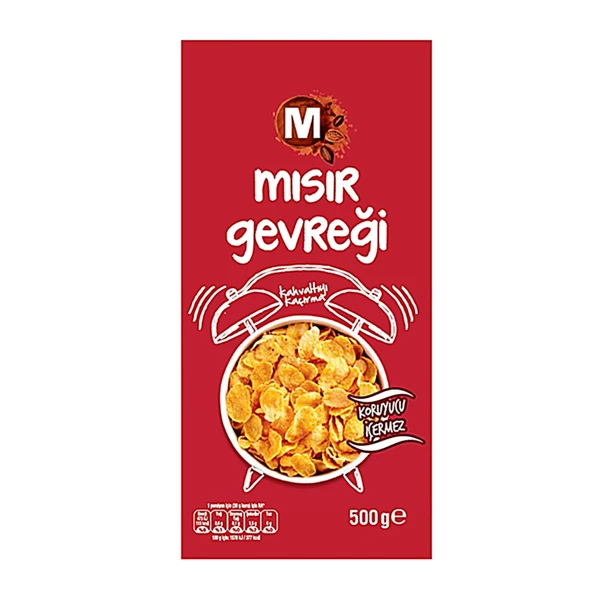 Migros Mısır Gevreği 500 G (8'li Paket) ürün görseli 1