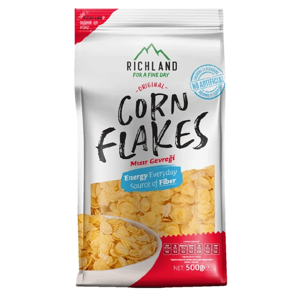 Richland Corn Flakes 500 G (8'li Paket) ürün görseli 1