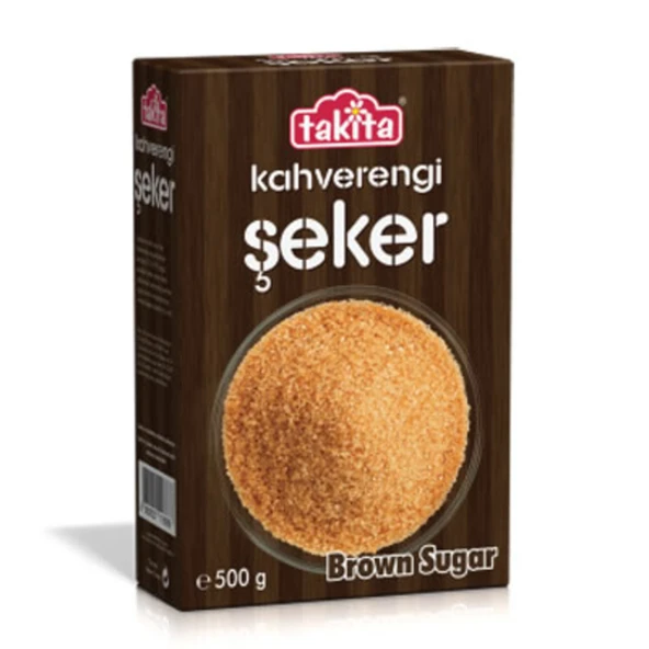 Takita Kahverengi Toz Şeker 500 G (6'li Paket) ürün görseli 1