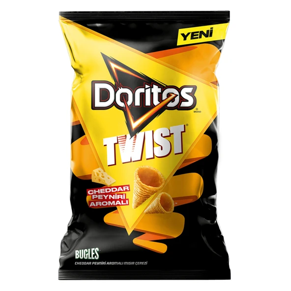 Doritos Twist Cheddar Peyniri Aromalı 115 G (7'li Paket) ürün görseli 1