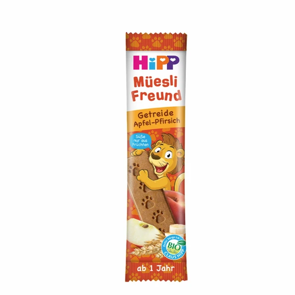 Hipp Organik Şeftali Ve Elmalı Meyve Barı 20 G (7'li Paket) ürün görseli 1