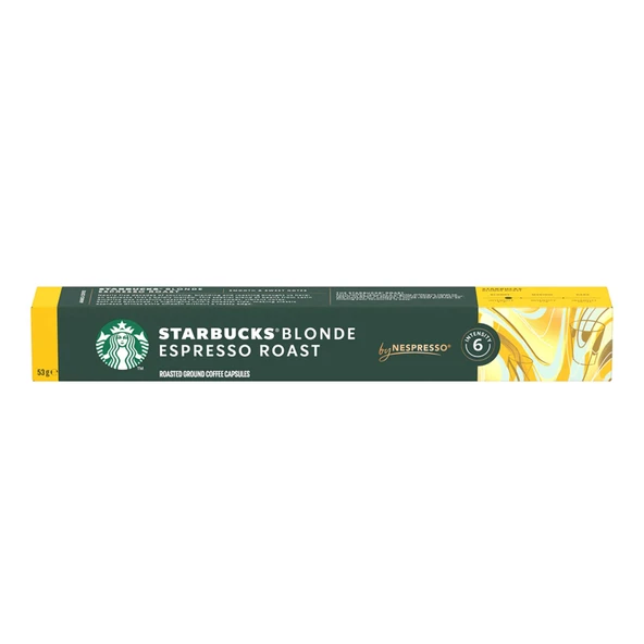 Starbucks By Nespresso Blonde Espresso Kapsül Kahve 10'lu 53 G (4'li Paket) ürün görseli 1