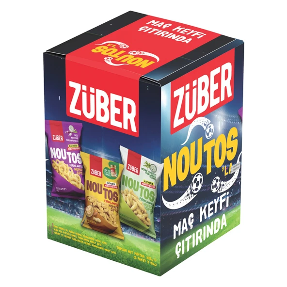 Züber Noutos Maç Keyfi Kutusu 3 x 55 G (5'li Paket) ürün görseli 1