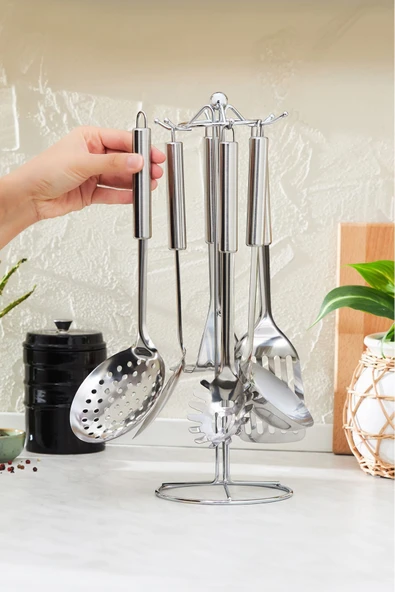 Karaca Apricot Chef 7 Parça Standlı Servis Seti - Resim 2