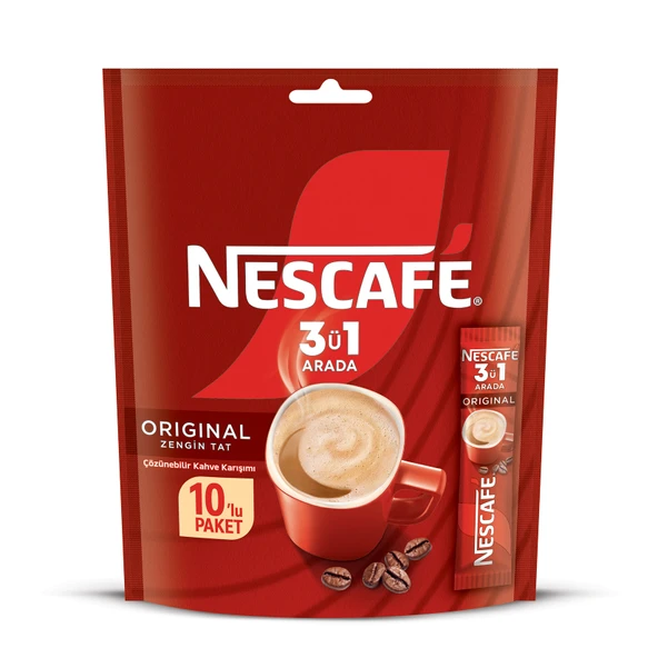 Nescafé 3ü1 Arada Paket 10 x 17.5 G (5'li Paket) ürün görseli 1
