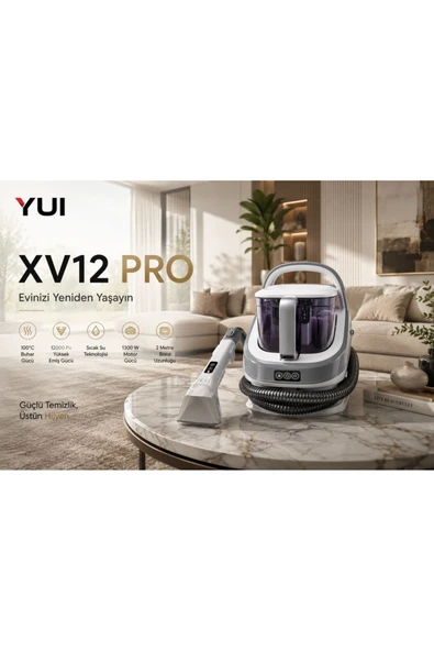 Yui Xv12 Pro 1300w Buharlı Koltuk Ve Halı Yıkama Makinesi -buharlı Temizleyici ürün görseli 1