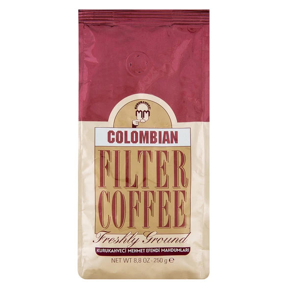 Kurukahveci Mehmet Efendi Colombian Filtre Kahve 250 G (4'li Paket) ürün görseli 1