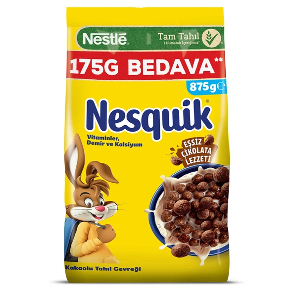 Nesquik Mısır Gevreği 875 G - 175 G Bedava (7'li Paket) ürün görseli 1