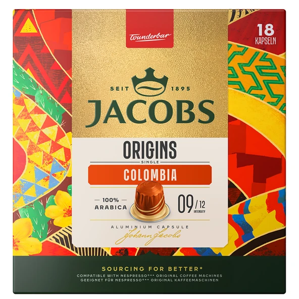 Jacobs Origins Single Colombia Kapsül Kahve 18'li 93 G (7'li Paket) ürün görseli 1