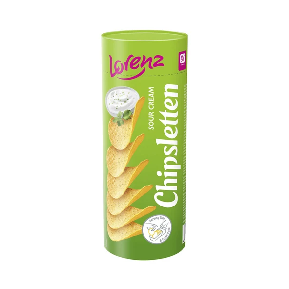 Lorenz Ekşi Krema Aromalı Patates Cipsi 100 G (6'li Paket) ürün görseli 1