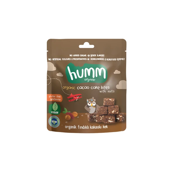 Humm Organic Fındıklı Kakaolu Kek 30 G (8'li Paket) ürün görseli 1