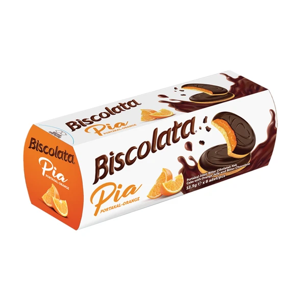 Biscolata Pia Kek Portakallı 100 G (7'li Paket) ürün görseli 1