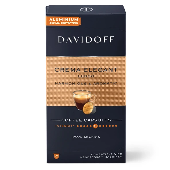 Davidoff Crema Elegant Kapsül Kahve 10'lu 55 G (3'li Paket) ürün görseli 1