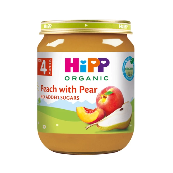 Hipp Organik Armutlu Şeftali Püresi 125 G (7'li Paket) ürün görseli 1