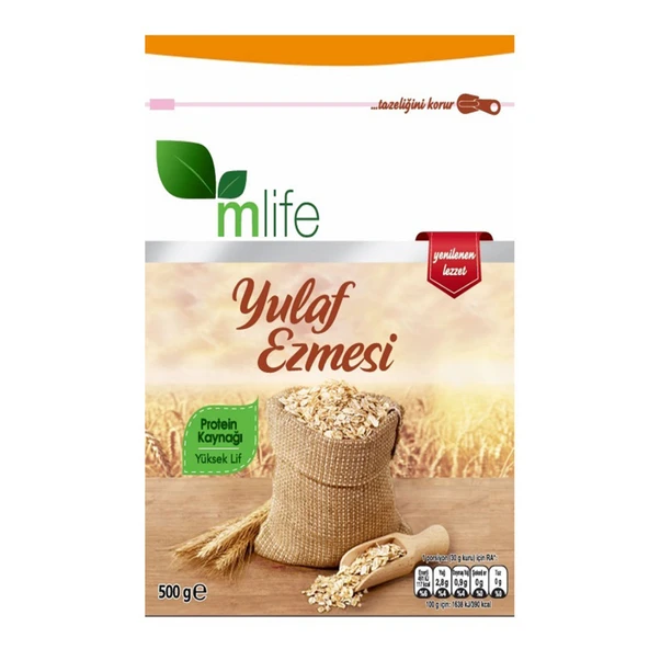 M Life Yulaf Ezmesi 500 G (8'li Paket) ürün görseli 1