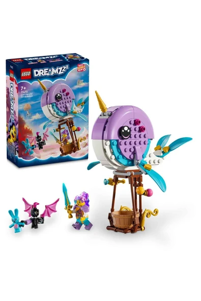 LEGO ® DREAMZzz™ Izzie'nin Deniz Gergedanı Sıcak Hava Balonu 71472 - 7 Yaş ve Üzeri için Deni ürün görseli 1