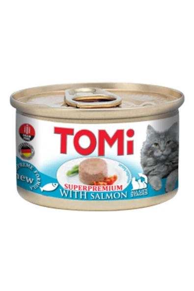 Tomi Kedi Yaş Maması Somonlu 85 G ürün görseli 1